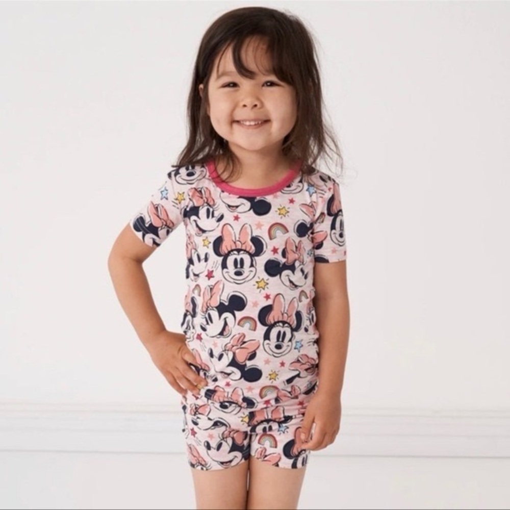 Little Sleepies Disney Minnie Forever Short Sleeve PJ set